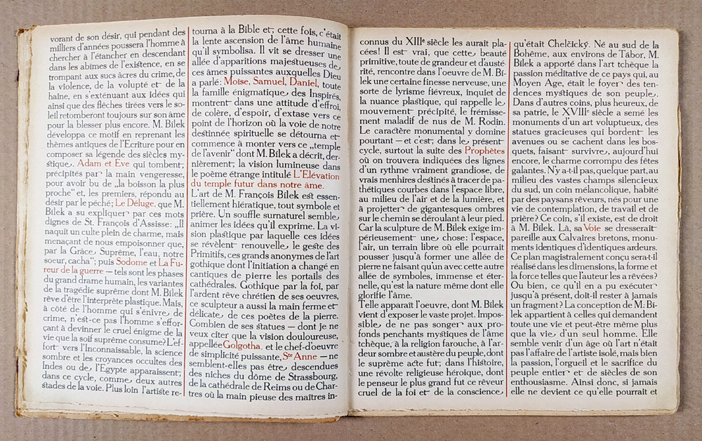 Bílek František – Cesta, se dvěma autorovými dřevoryty a čtyřiceti litografiemi, 1909