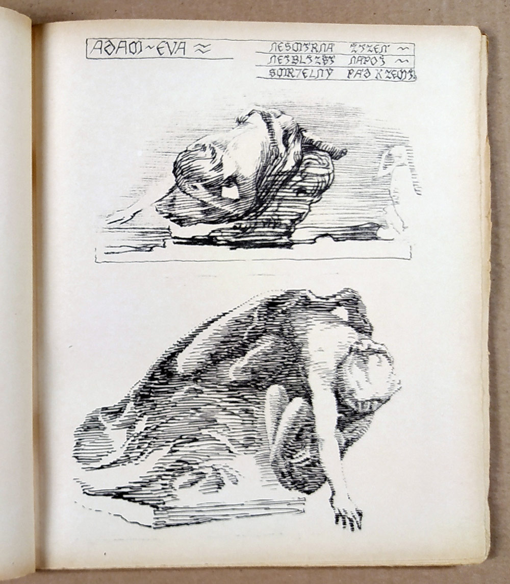 Bílek František – Cesta, se dvěma autorovými dřevoryty a čtyřiceti litografiemi, 1909