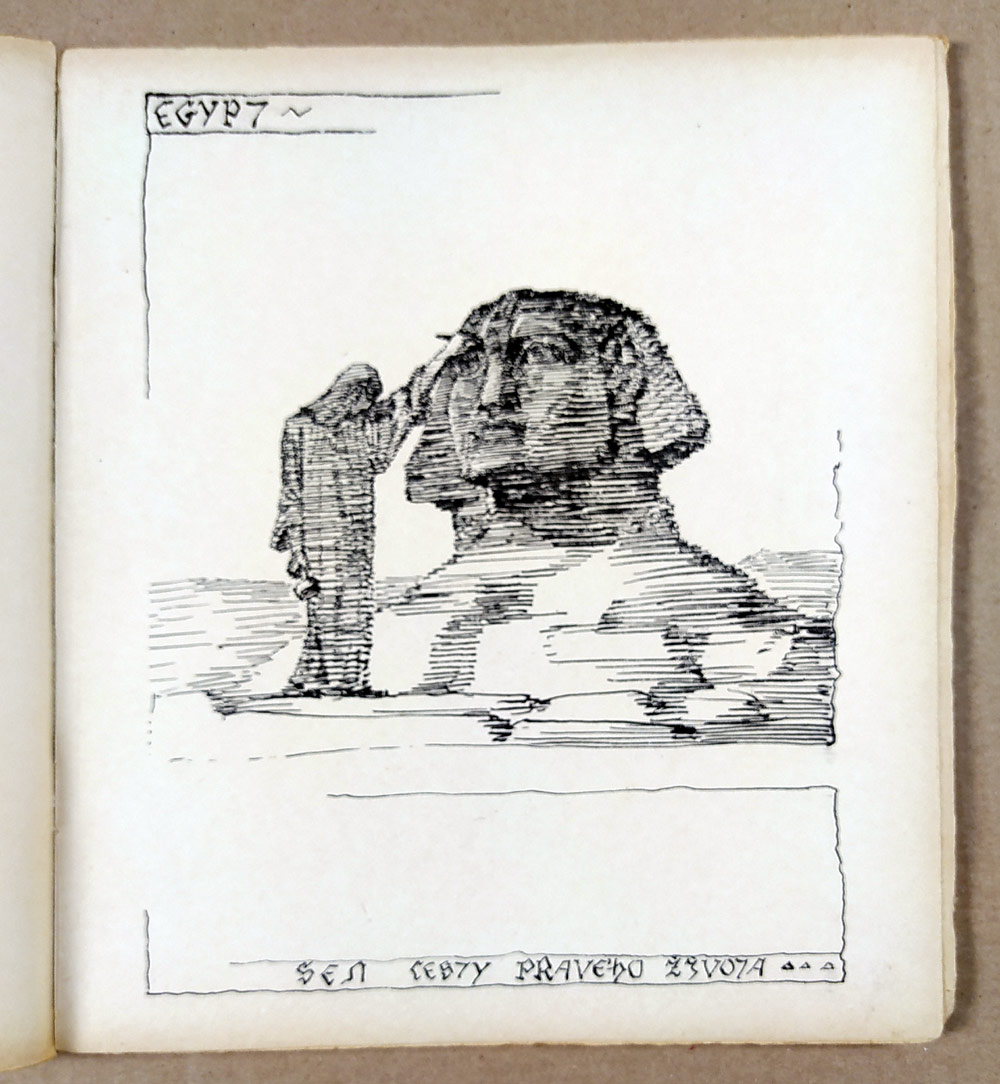 Bílek František – Cesta, se dvěma autorovými dřevoryty a čtyřiceti litografiemi, 1909