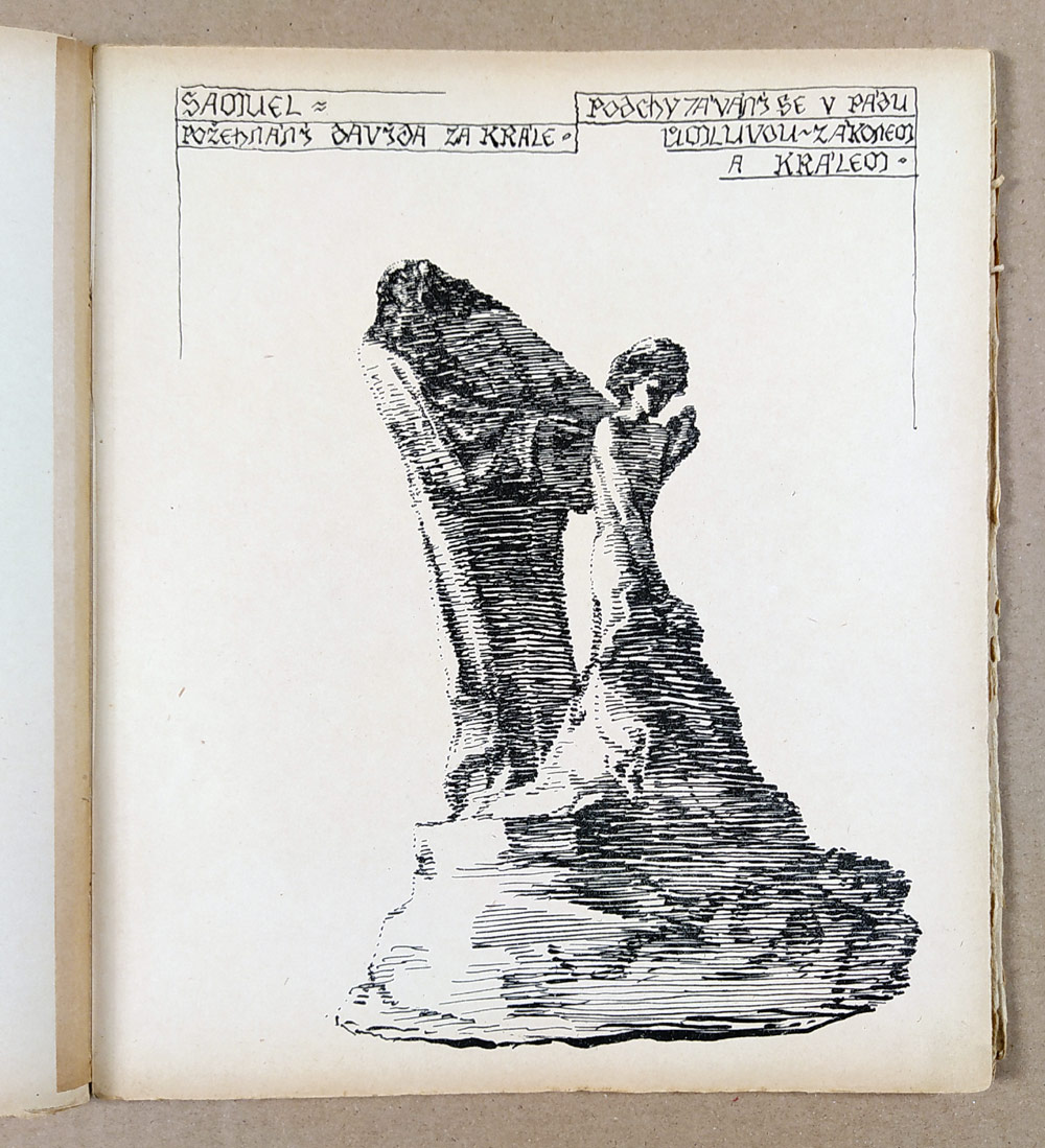 Bílek František – Cesta, se dvěma autorovými dřevoryty a čtyřiceti litografiemi, 1909