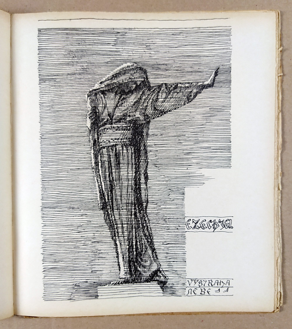 Bílek František – Cesta, se dvěma autorovými dřevoryty a čtyřiceti litografiemi, 1909