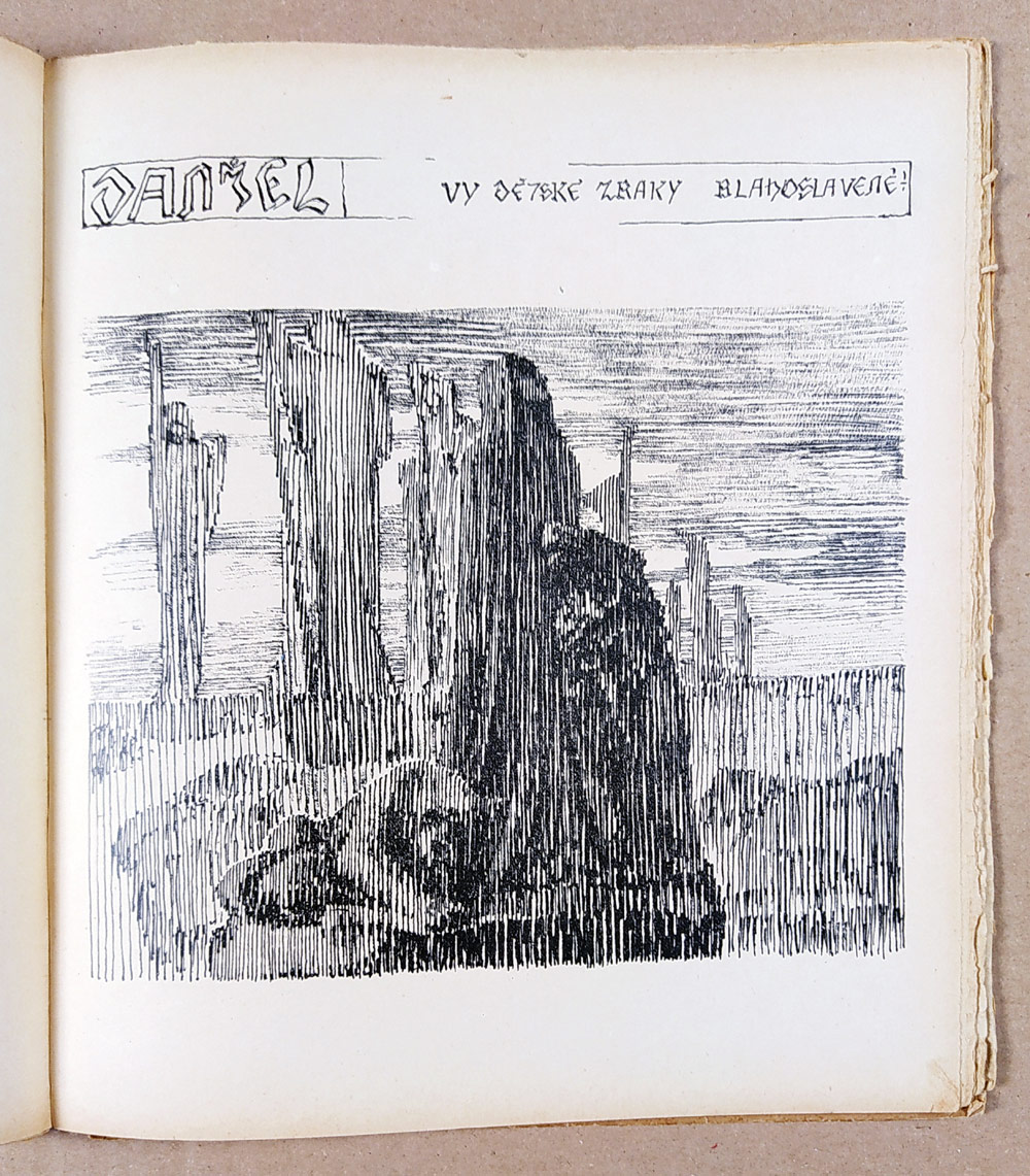 Bílek František – Cesta, se dvěma autorovými dřevoryty a čtyřiceti litografiemi, 1909