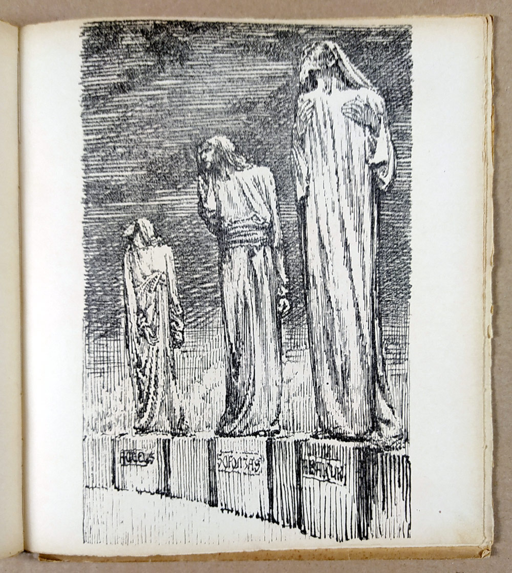 Bílek František – Cesta, se dvěma autorovými dřevoryty a čtyřiceti litografiemi, 1909