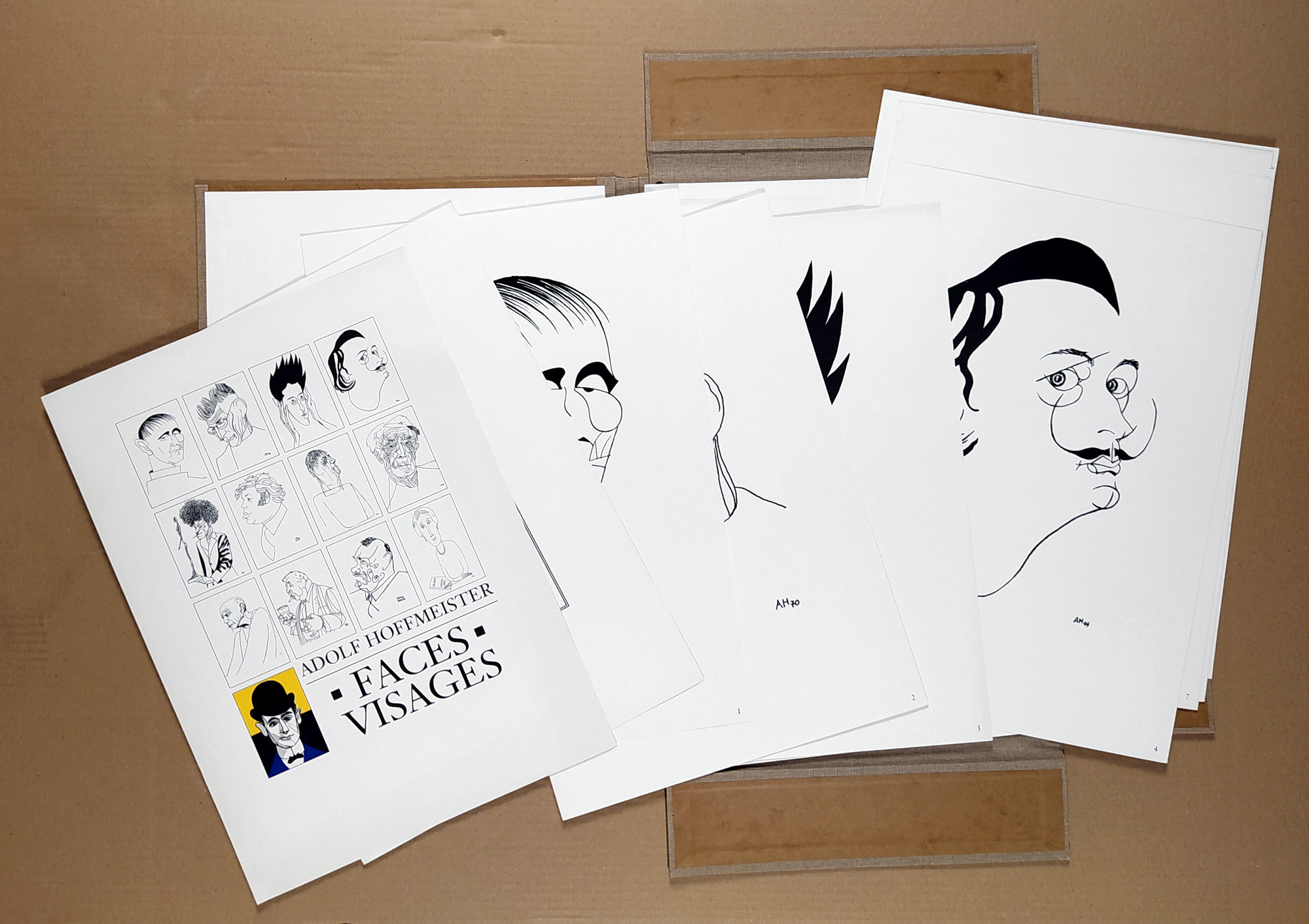 Hoffmeister Adolf – Faces / Vissages, vydal Adam Hoffmeister, 1997 