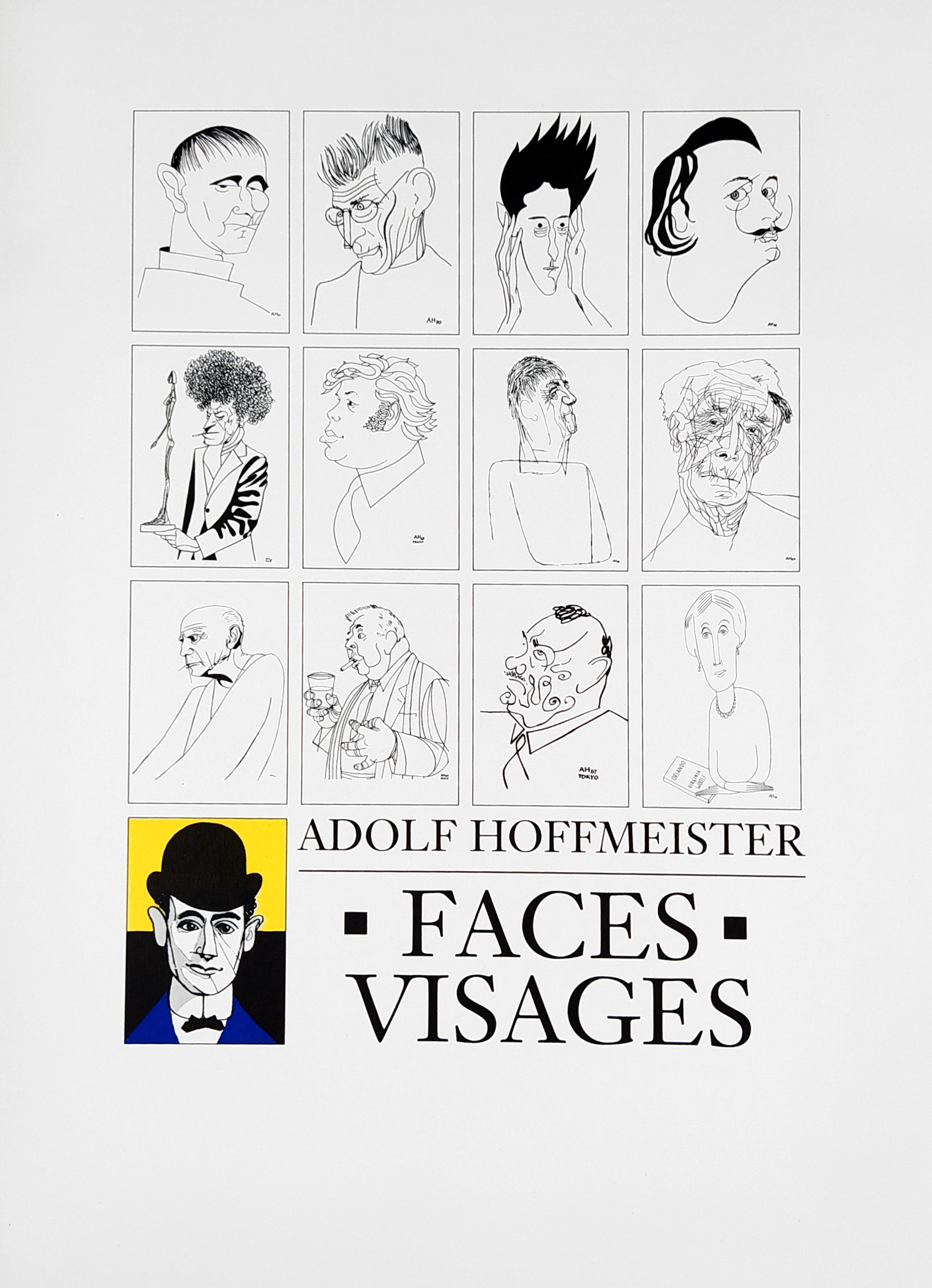 Hoffmeister Adolf – Faces / Vissages, vydal Adam Hoffmeister, 1997 