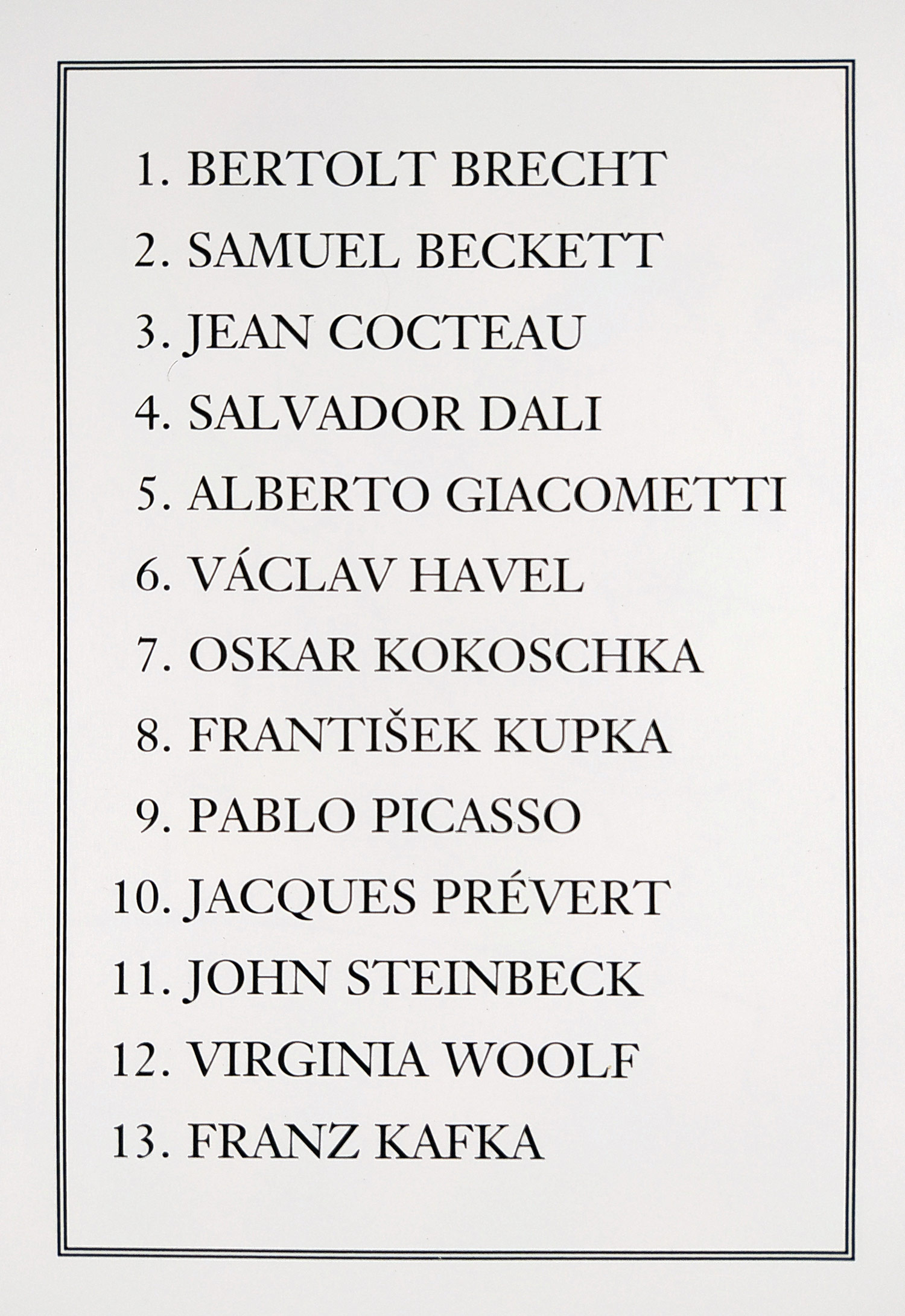 Hoffmeister Adolf – Faces / Vissages, vydal Adam Hoffmeister, 1997 