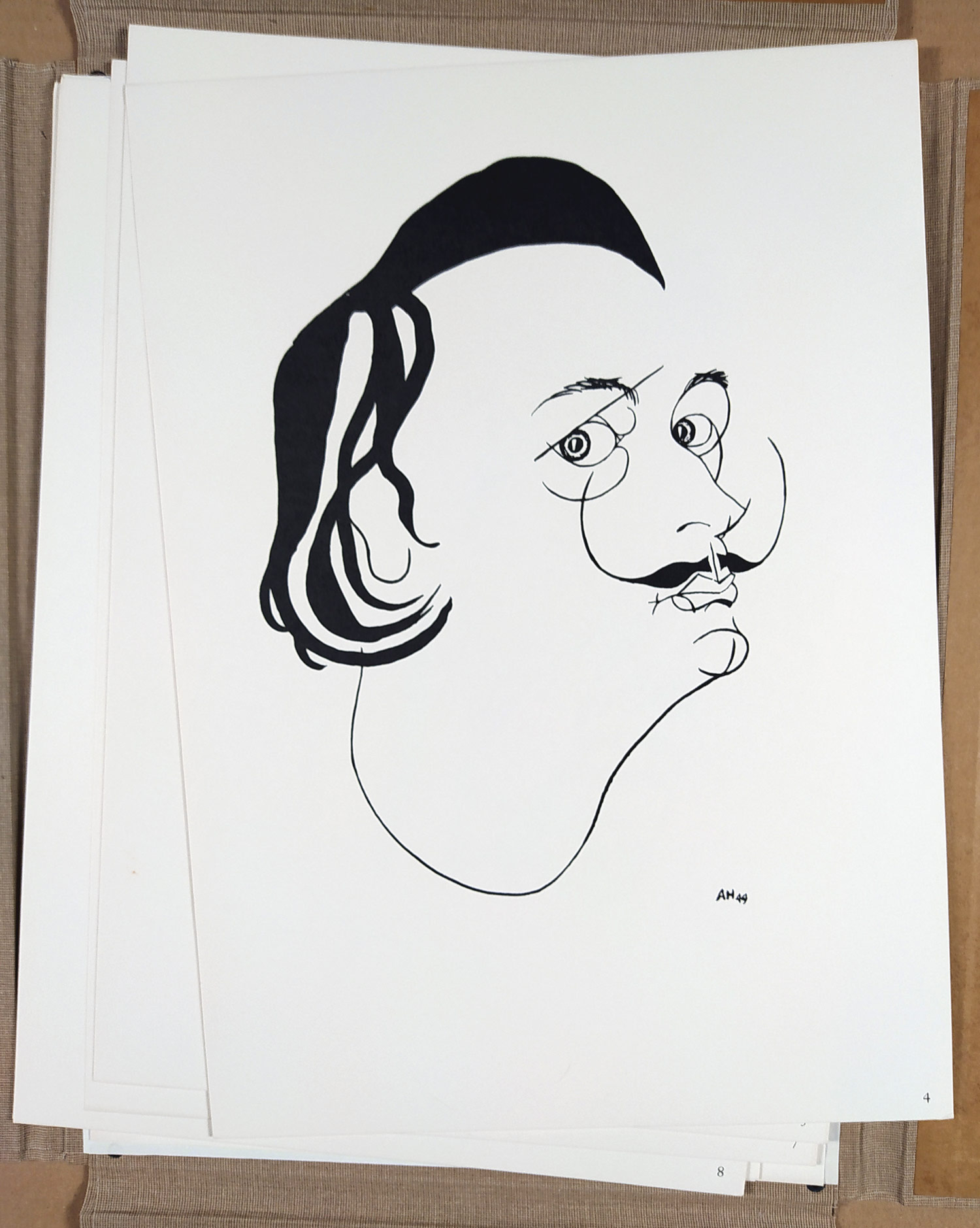 Hoffmeister Adolf – Faces / Vissages, vydal Adam Hoffmeister, 1997 