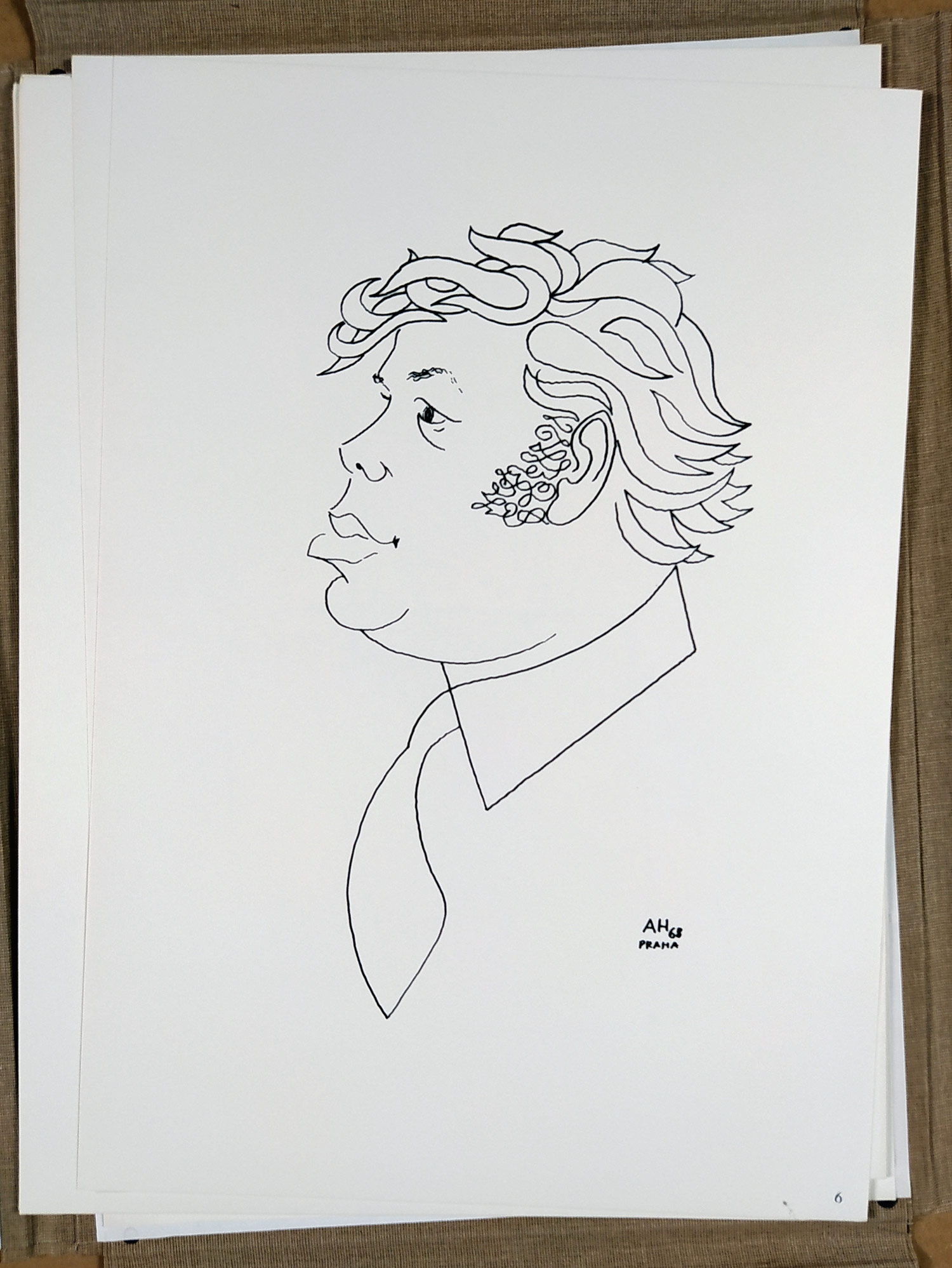 Hoffmeister Adolf – Faces / Vissages, vydal Adam Hoffmeister, 1997 