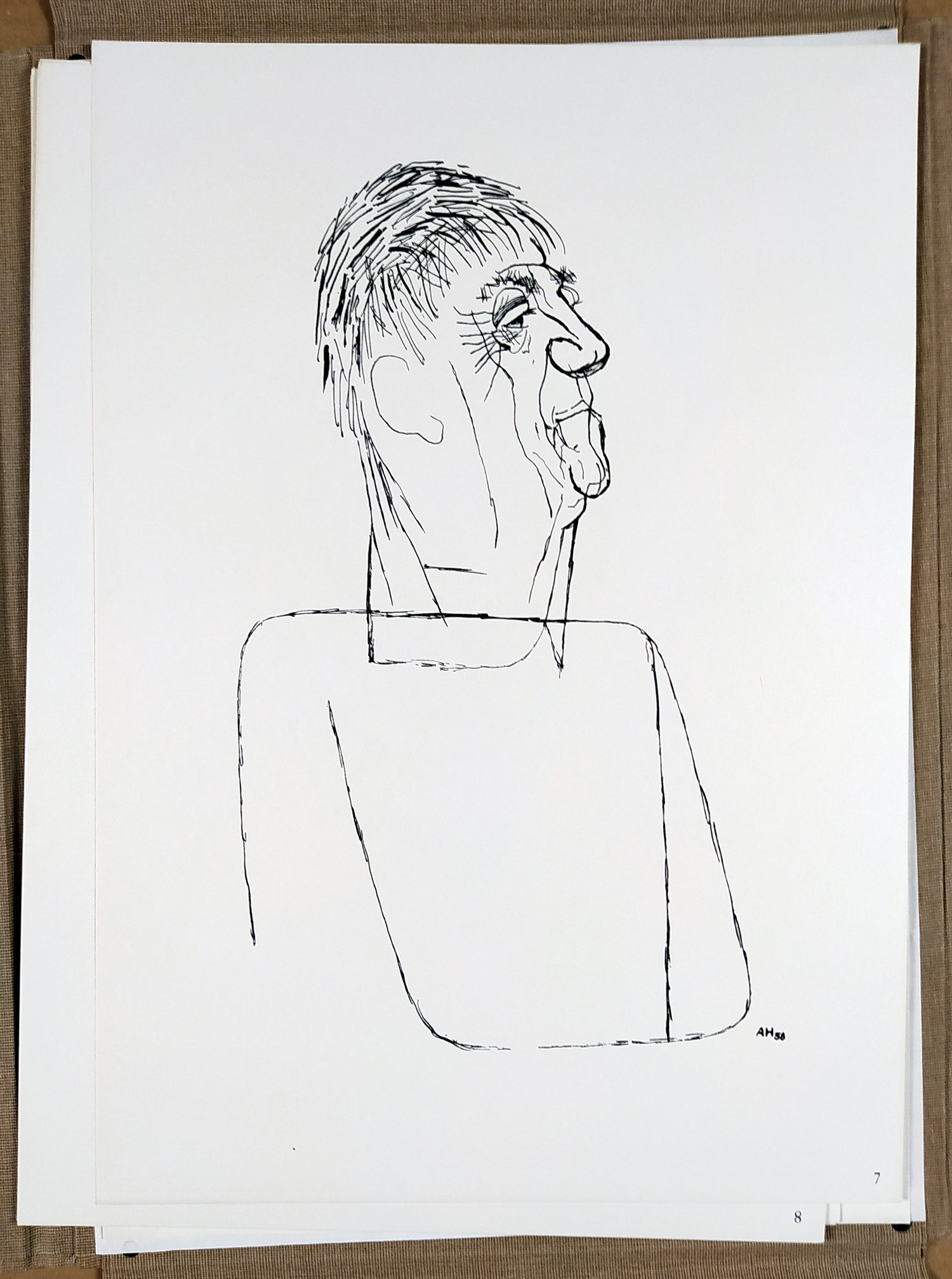 Hoffmeister Adolf – Faces / Vissages, vydal Adam Hoffmeister, 1997 