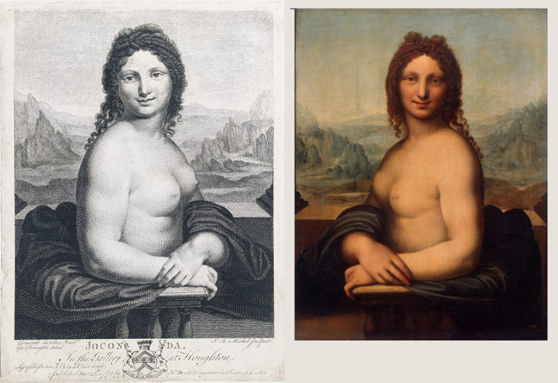 Leonardo da Vinci, Jean Baptiste Michel – Joconda, grafika, prodej, 1774
