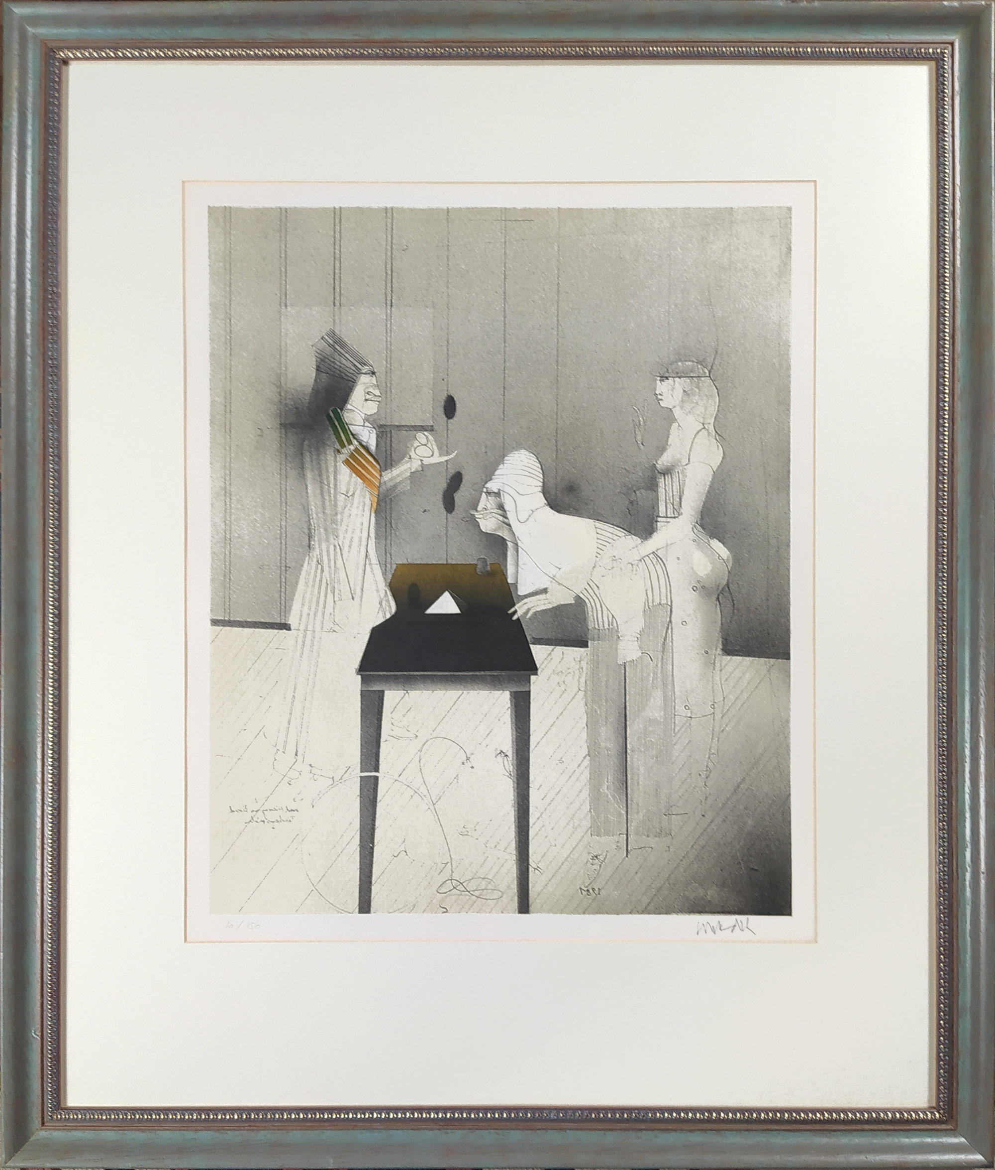 Paul Wunderlich – Kouzelník, grafika, prodej litografie, 1981