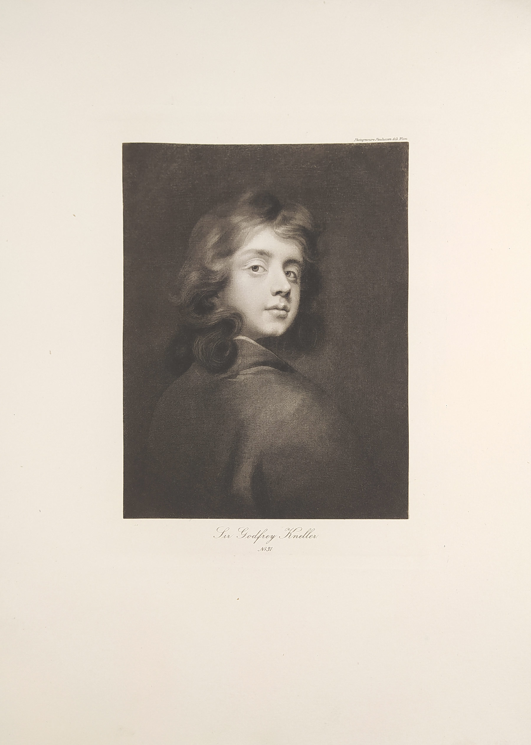 Kneller Godfrey – Portrét Enocha Seemana, Richard Paulussen, heliogravura, ca 1860