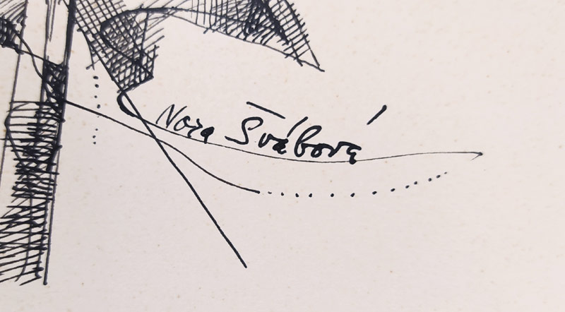 Švábová Nora – Na oběžné dráze, velkoformátová litografie, číslováno 17/50, 1958