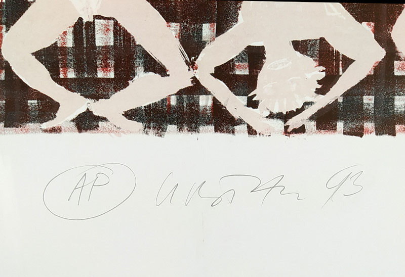 Bláha Václav – Španělsko, velkoformátová barevná litografie, 1993