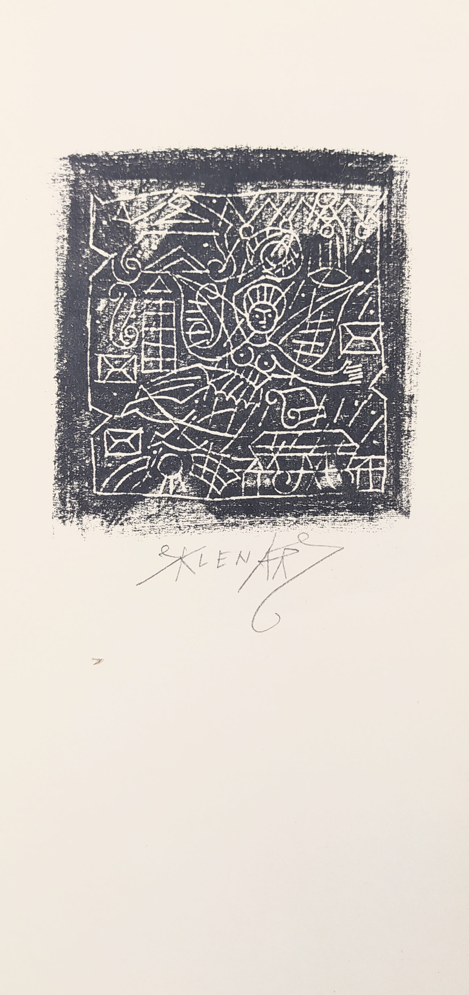 Sklenář Zdeněk – Mozartiana, původní litografie, 1961