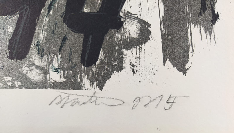 Špaňhel Jakub – Pocta Reynkovi, velkoformátová barevná litografie, číslováno 42/60, 2014