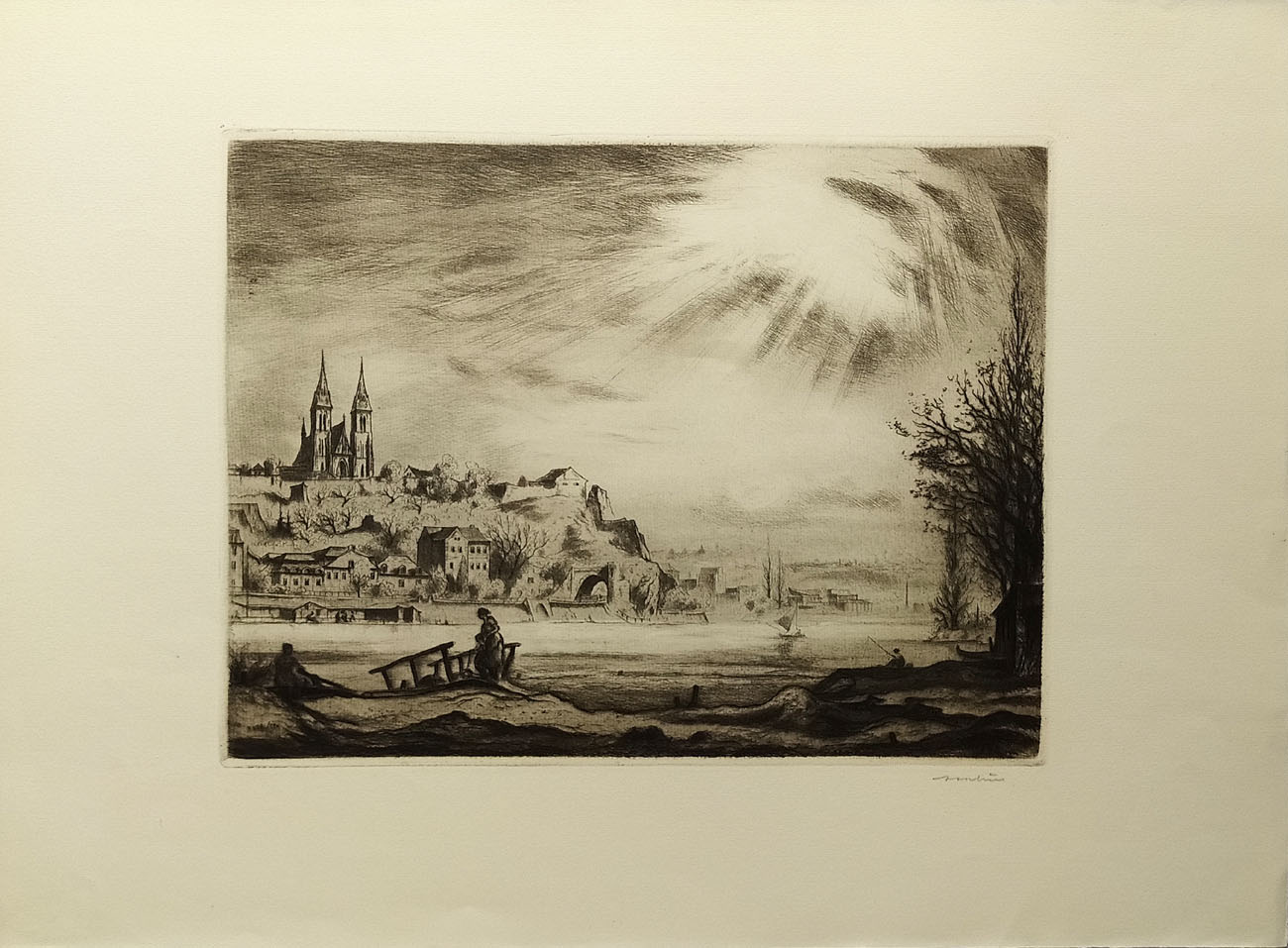Majer Antonín – Praha, Vyšehrad, původní lept, ca 1920
