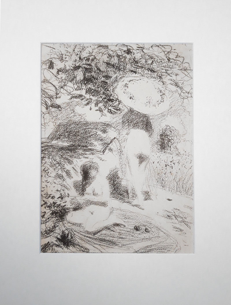 Švabinský Max – Žlutý slunečník, původní litografie