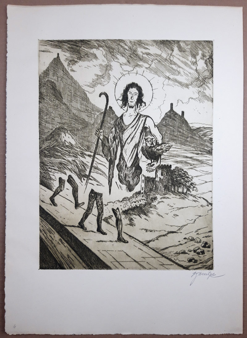 Konůpek Jan – Cesty apoštolů, původní lept, 1933