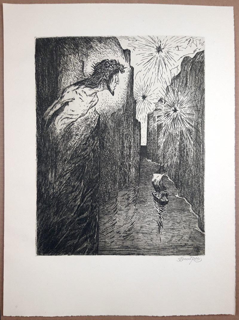 Konůpek Jan – Kající se duše, původní lept, 1933