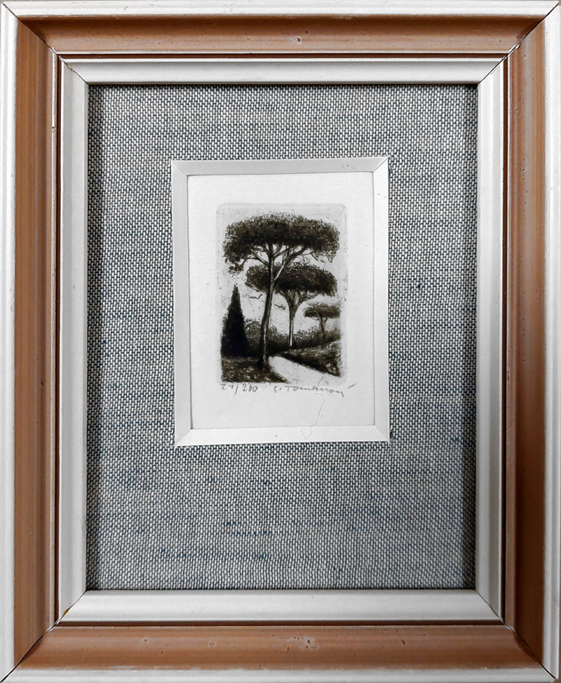 Tomanová Emilie – Poutí k  Eldorádu, původní lept, 1983