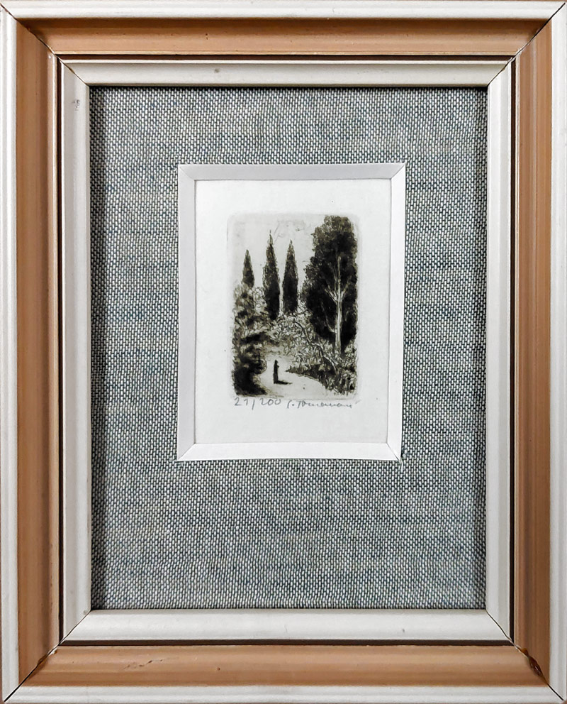 Tomanová Emilie – Poutí k  Eldorádu, původní lept, 1983