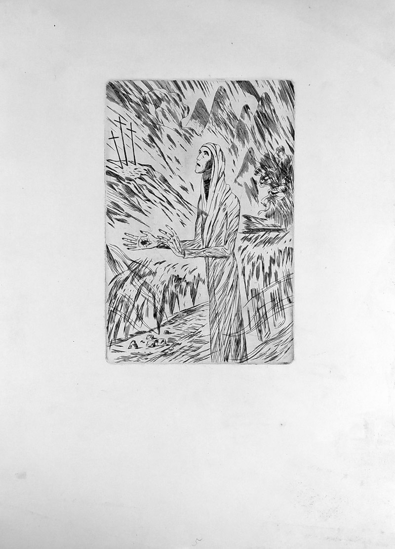Konůpek Jan – Ekstase, rytina, 1943