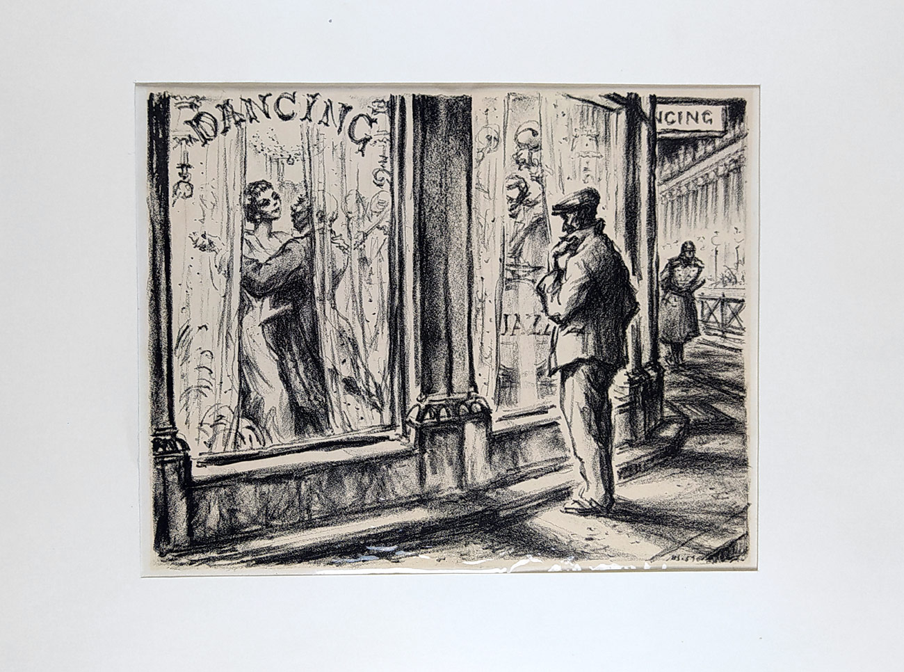 Stretti Mario – Dancing, původní litografie s podtiskem, 1959