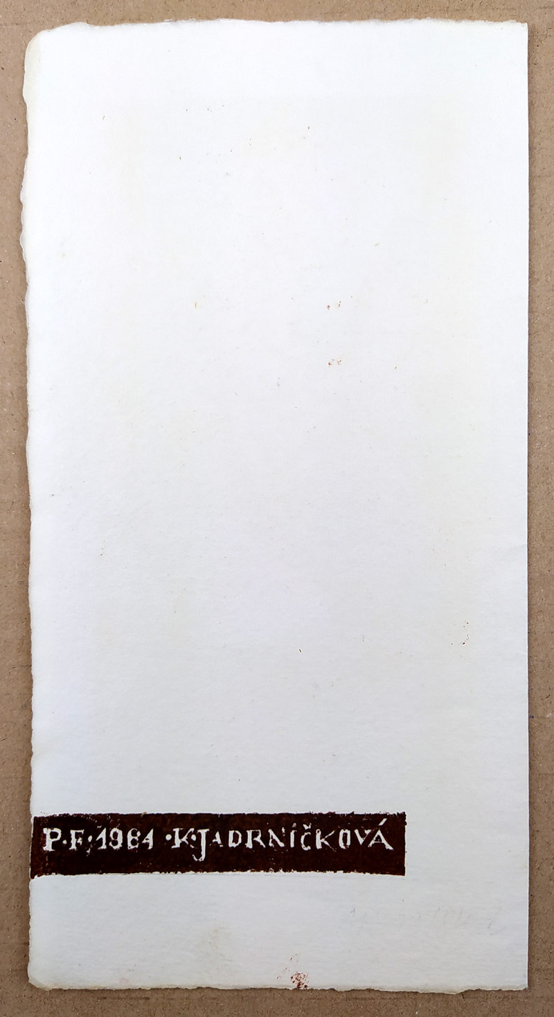 Jadrníčková-Zikudová Květoslava – PF 64, linoryt, 1963