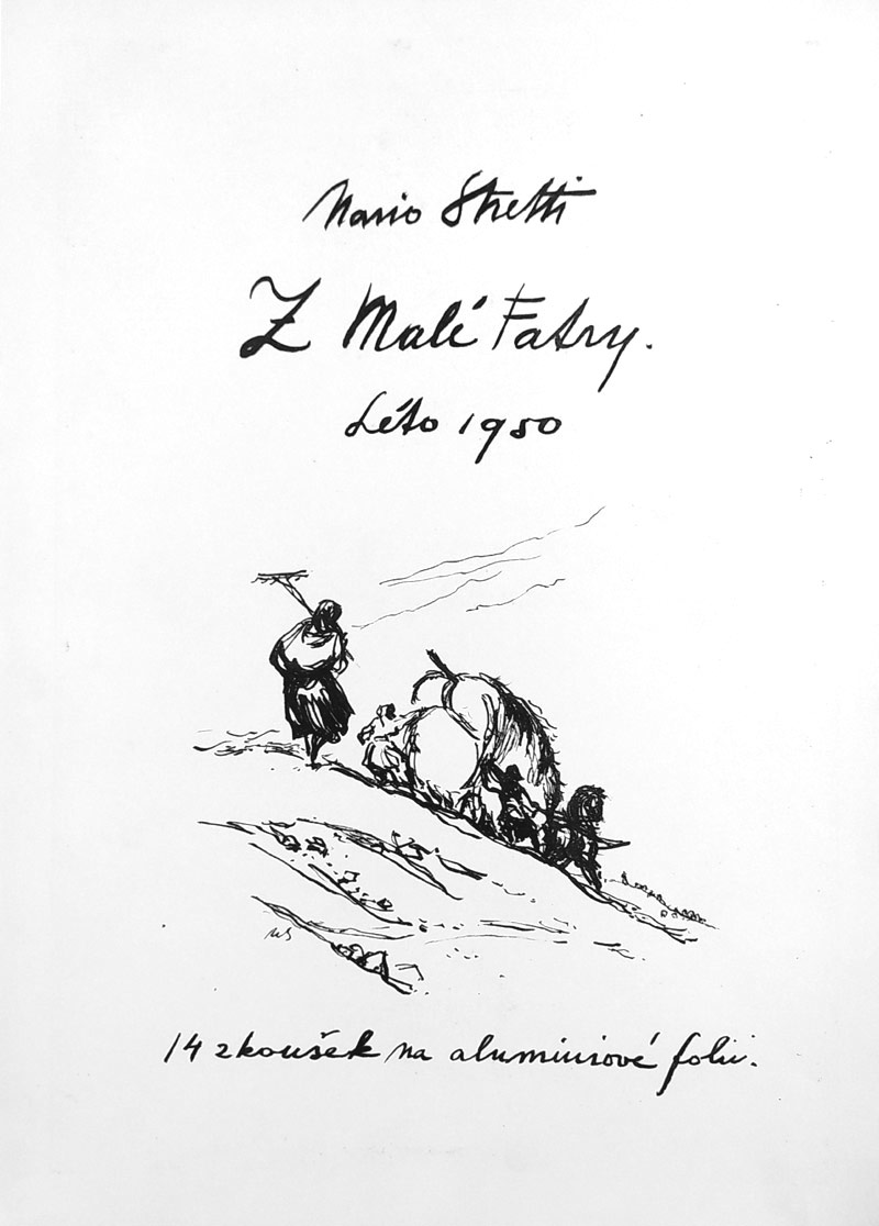 Stretti Mario – Z Malé Fatry, 1950