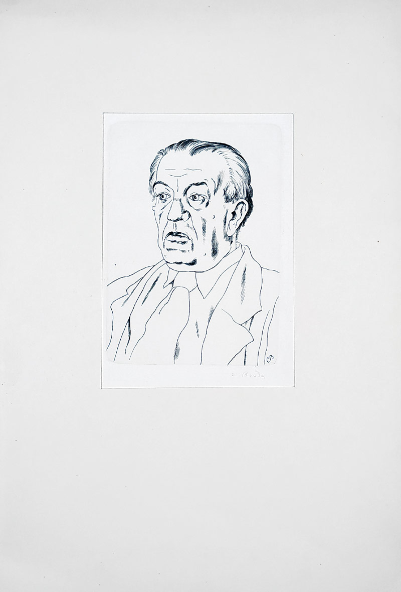 Bouda Cyril – Podobizna Jana Konůpka, mědiryt, 1943