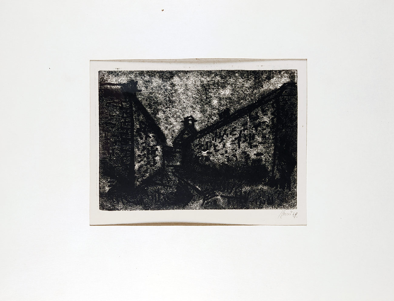 Beneš Vlastimil – Bez názvu, monotyp, 1948