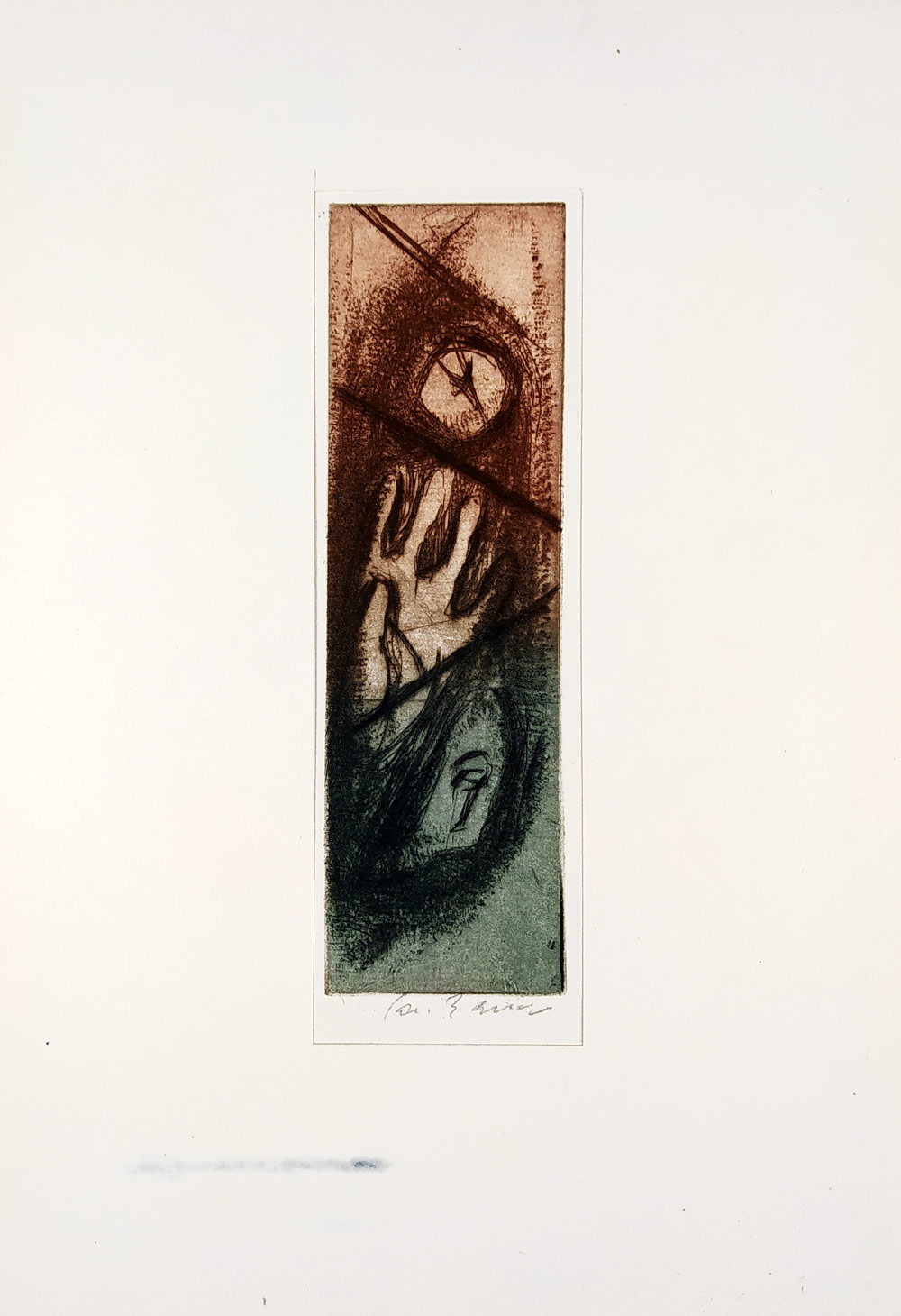 Bauch Jan – Bez názvu, barevný lept, nedatováno