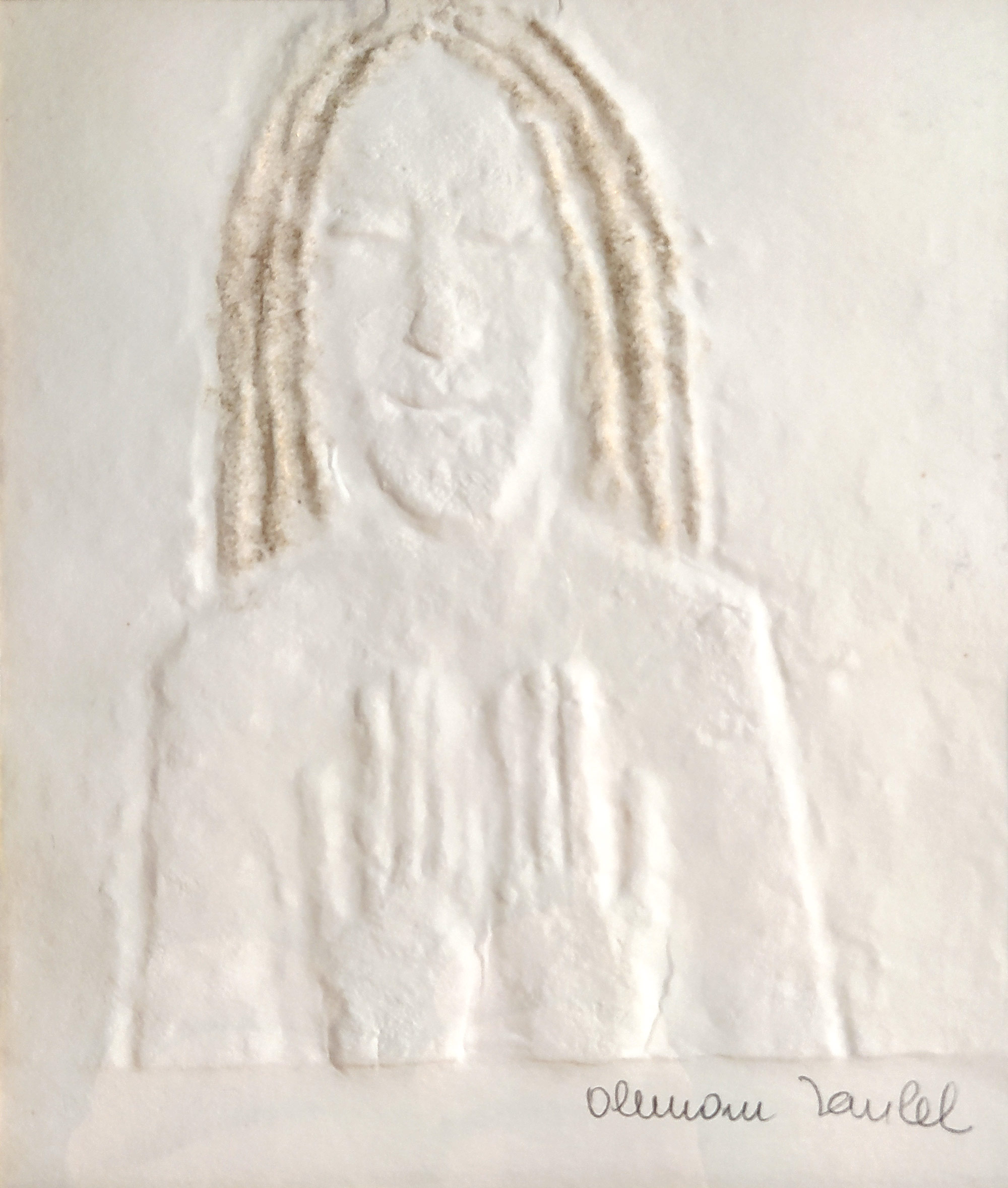 Zoubek Olbram – Děkuji, původní reliéfní tisk, 2002