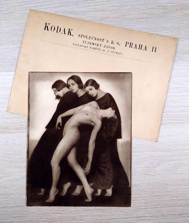 Koppitz Rudolf – Bewegungsstudie, světlotisková faksmilie fotografie, po 1925