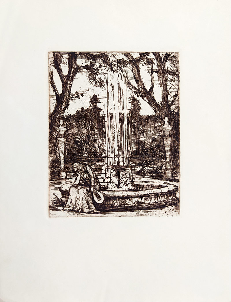 Meid Hans – Loutnistka, původní lept, 1925