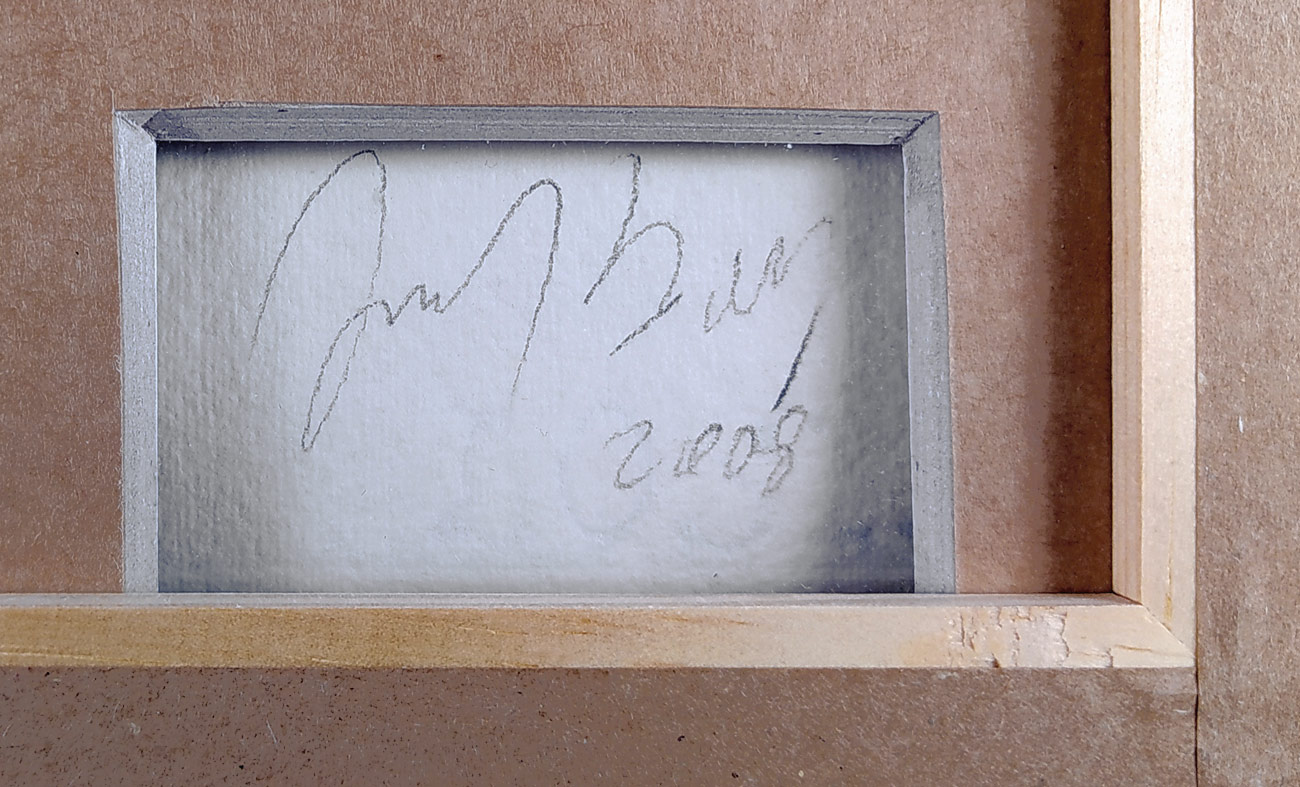 Bolf Josef – Chlapec, ze série Obličeje / Faces, akvarel, tuš, kvaš, 2008