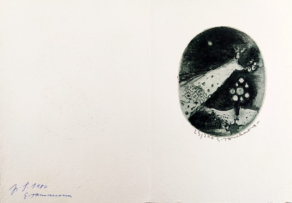 Tomanová Emilie – P. F. 1980, původní lept, 1980