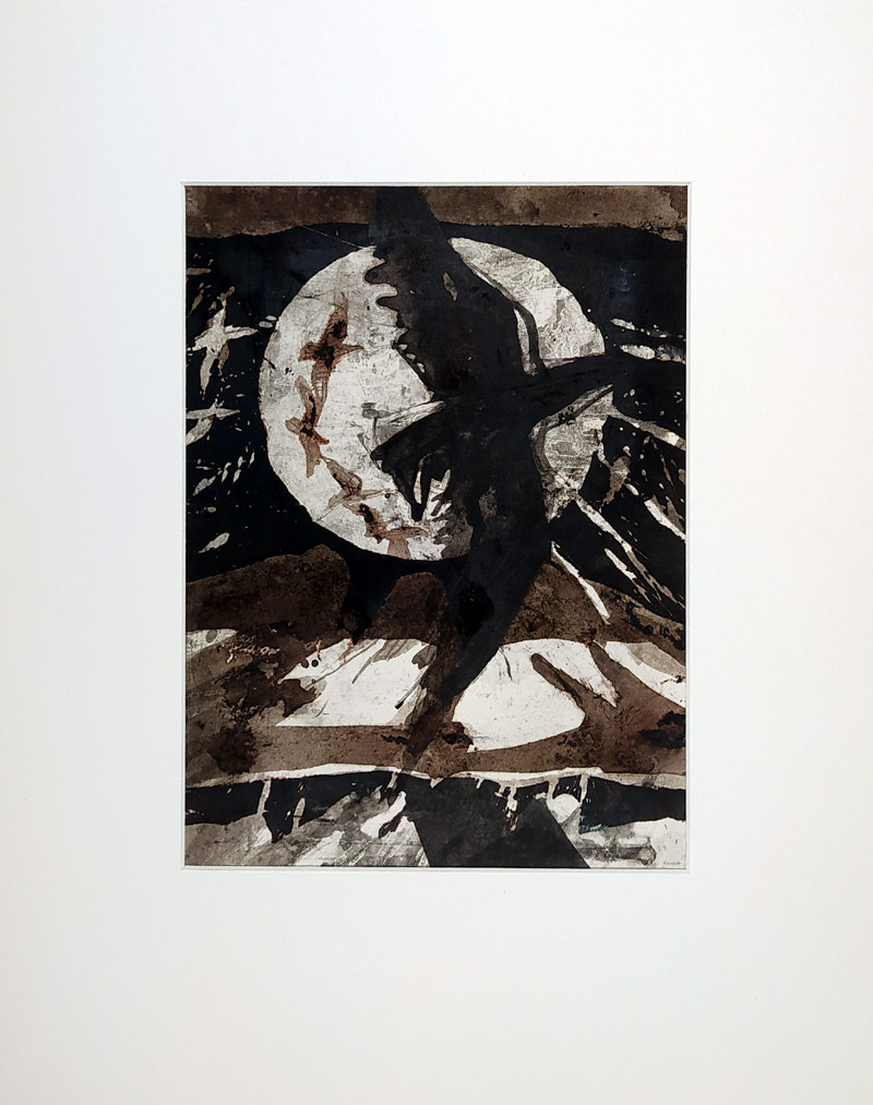 Riedlbauch Rudolf – ilustrace pro knihu, malba tuší a akvarelem, nedatováno