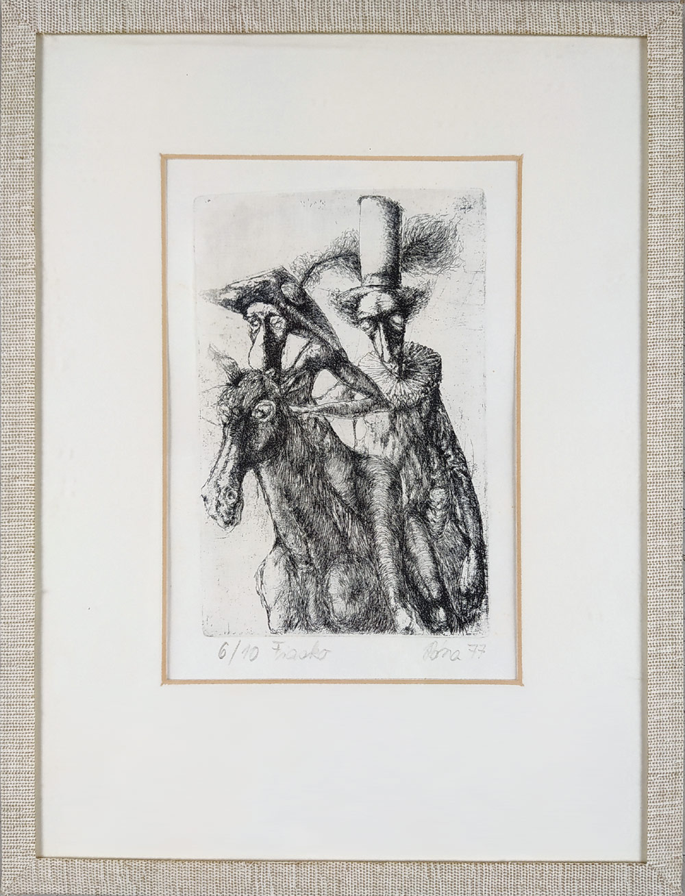 Róna Jaroslav – Fiasko, lept a suchá jehla, ex. č. 6/10, 1977