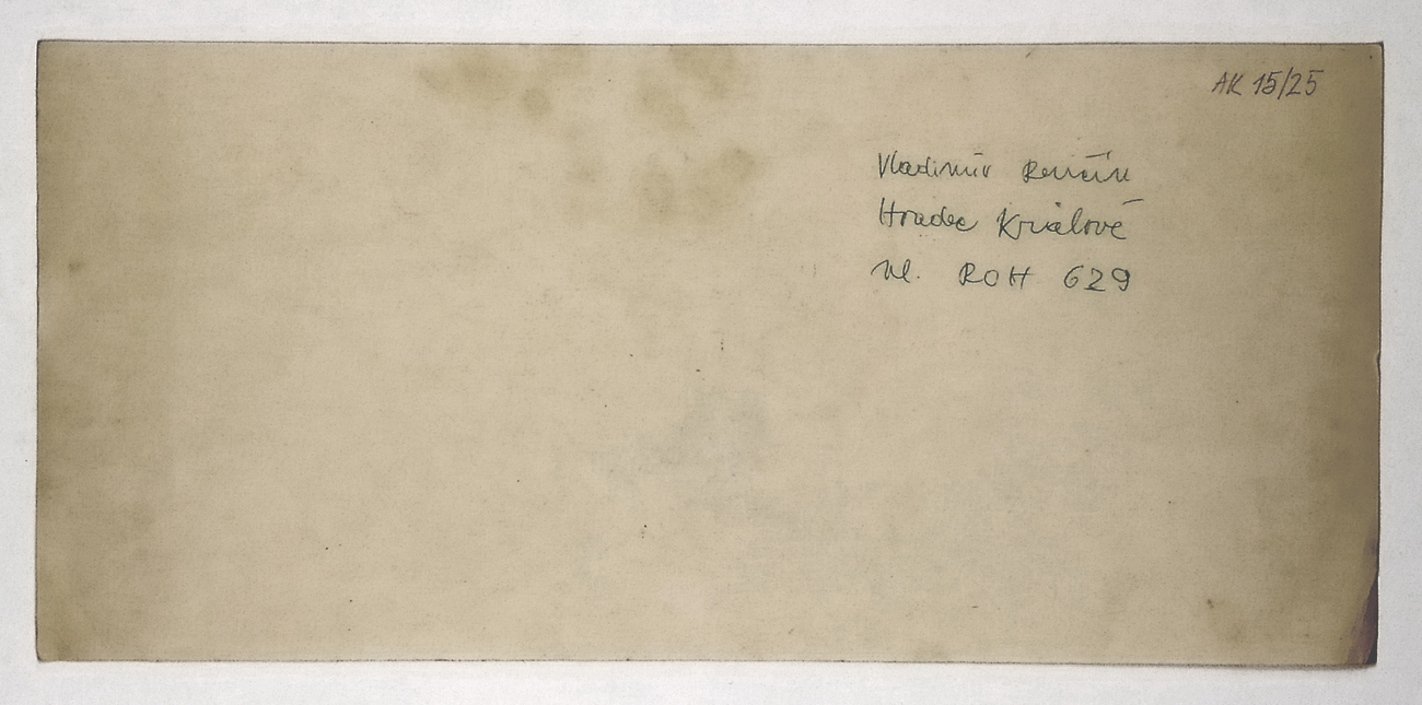 Renčín Vladimír –  Bez názvu, Zkoumání UFO, originální kresba tuší