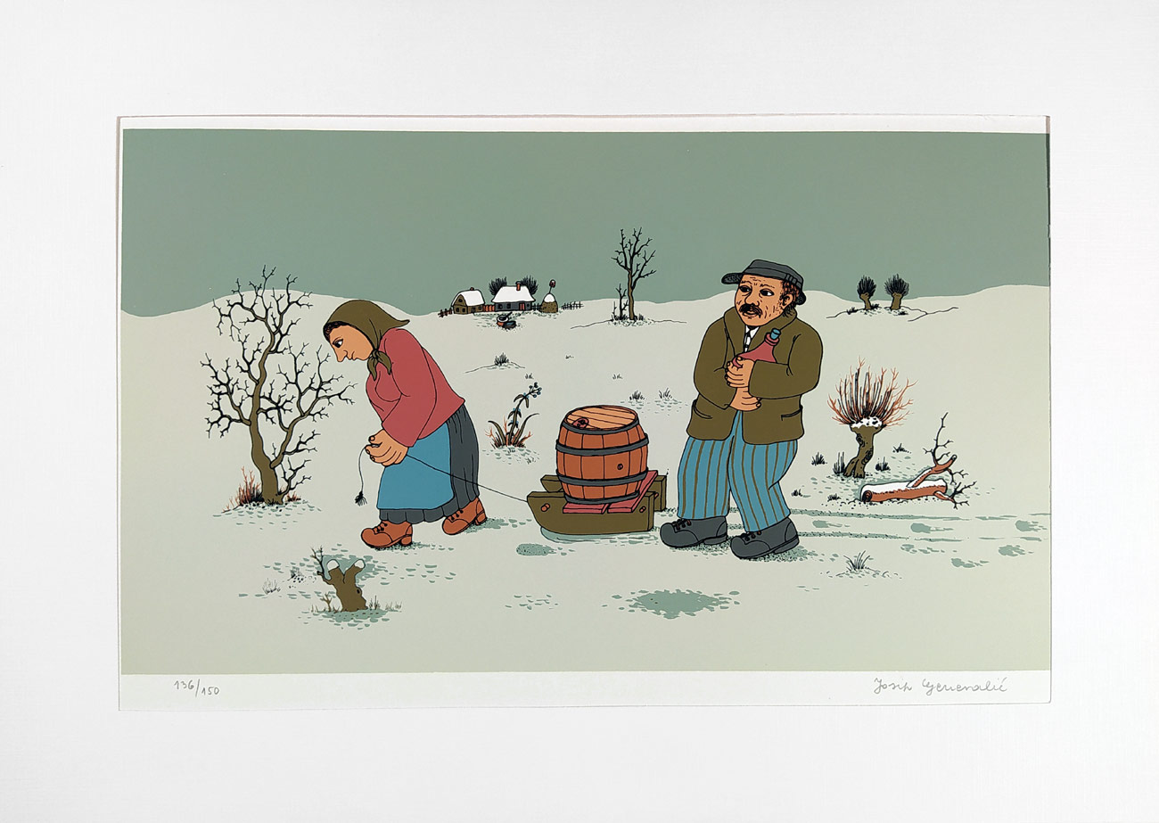 Generalic Josip – Moja Podravina, 6 serigrafií, ex. č. 136/150, 1980