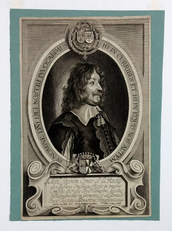 Pontius, Paul;  pův. mědiryt 1648, Abel Servien Vomes de la Roche des Aubieres