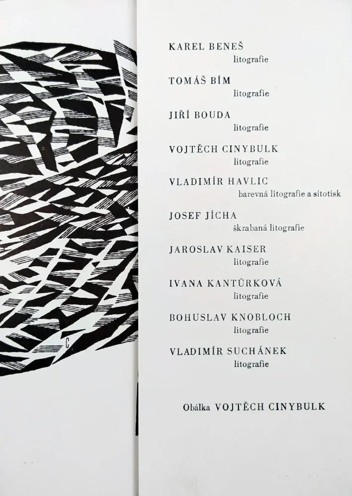 SSPE Plzeň 1982 – Soubor deseti Ex libris, litografie, 1982