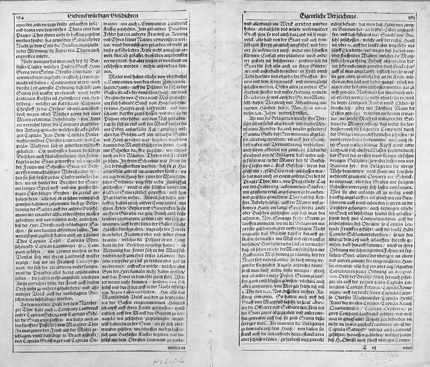 Plzeň – obléhání města ve dnech 11. až 21. listopadu 1618, Georg Keller, lept, 1627