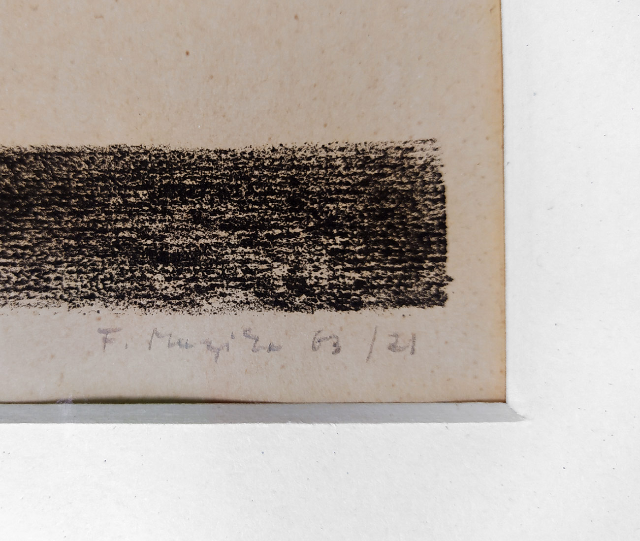 Muzika František – Velký Elsinor, dedikace autora Jarmile Urbanové, původní litografie, 1966