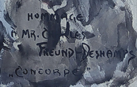 Longen Emil Artur (Pitterman) – Paříž, Velká vítězná přehlídka 14. 7. 1919, akvarel, 1919