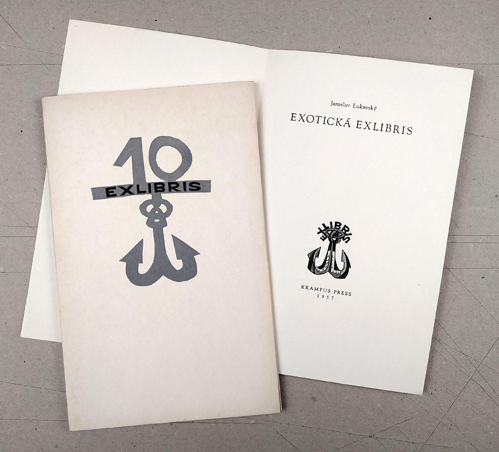 Lukavský Jaroslav – Exotická Ex libris, 10 Ex libris, 1957