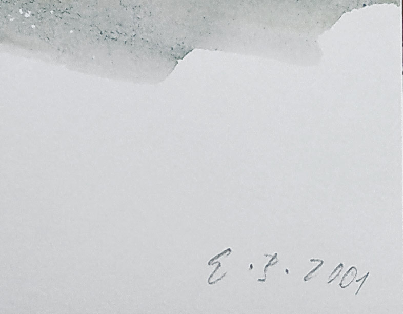 Brodská Eva – Moře, malba akvarelem, 2001