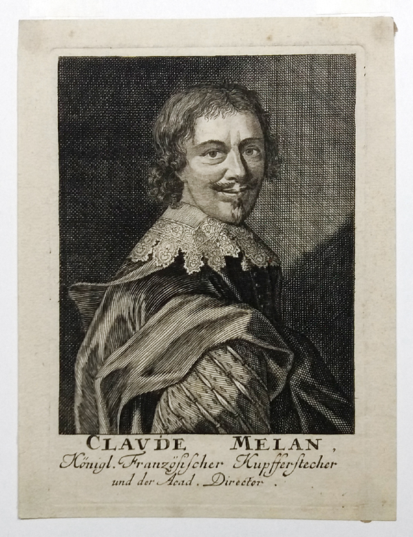 Mellan, Claude; pův. mědiryt ca 1620, vlastní podobizna